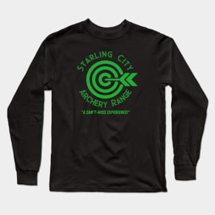 Starling City Archery Range (green) Long Sleeve T-Shirt